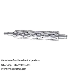 Light Duty Heavy Duty Spiral Shaft Joint Helical Spiral Cutter Head For Wood Machine Planer Thicknesser
