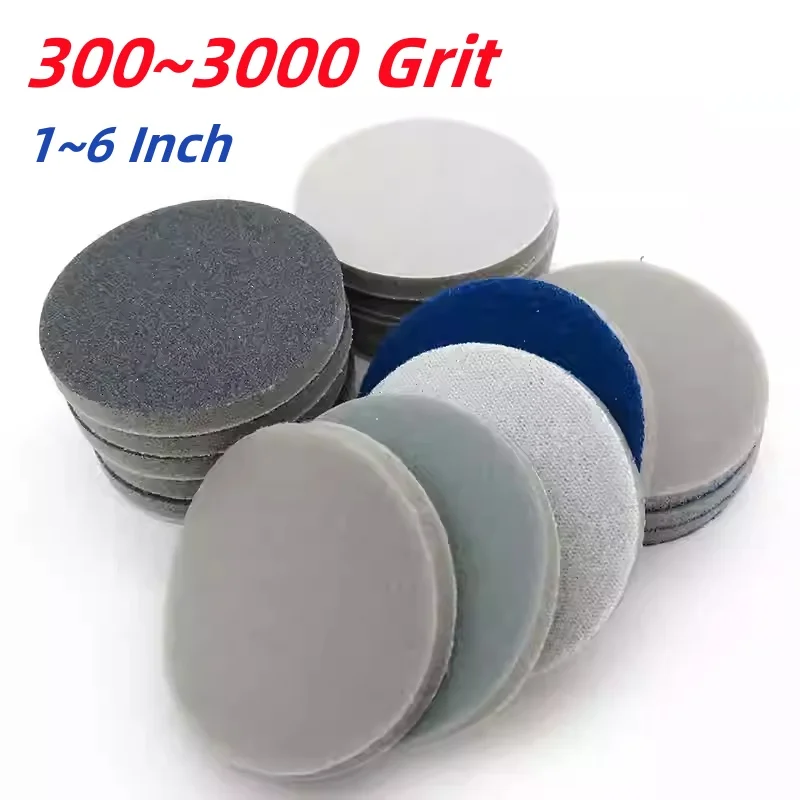 

300~3000 Grit Round Sponge Sanding Disc Sandpaper For Car Polishing Grinding 1/1.2/2/3/4/5/6 Inch