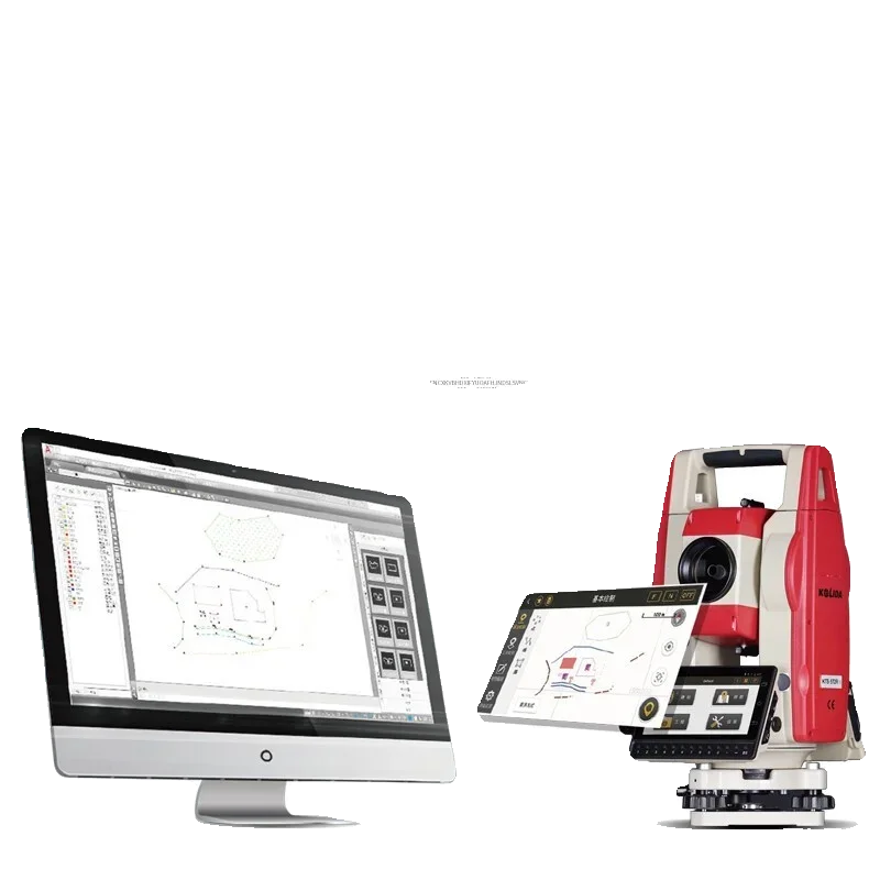Kolida Total Station KTS-552R10 نظام أندرويد الذكي شاشة ملونة منشور مسح وخرائط هندسية مجانية