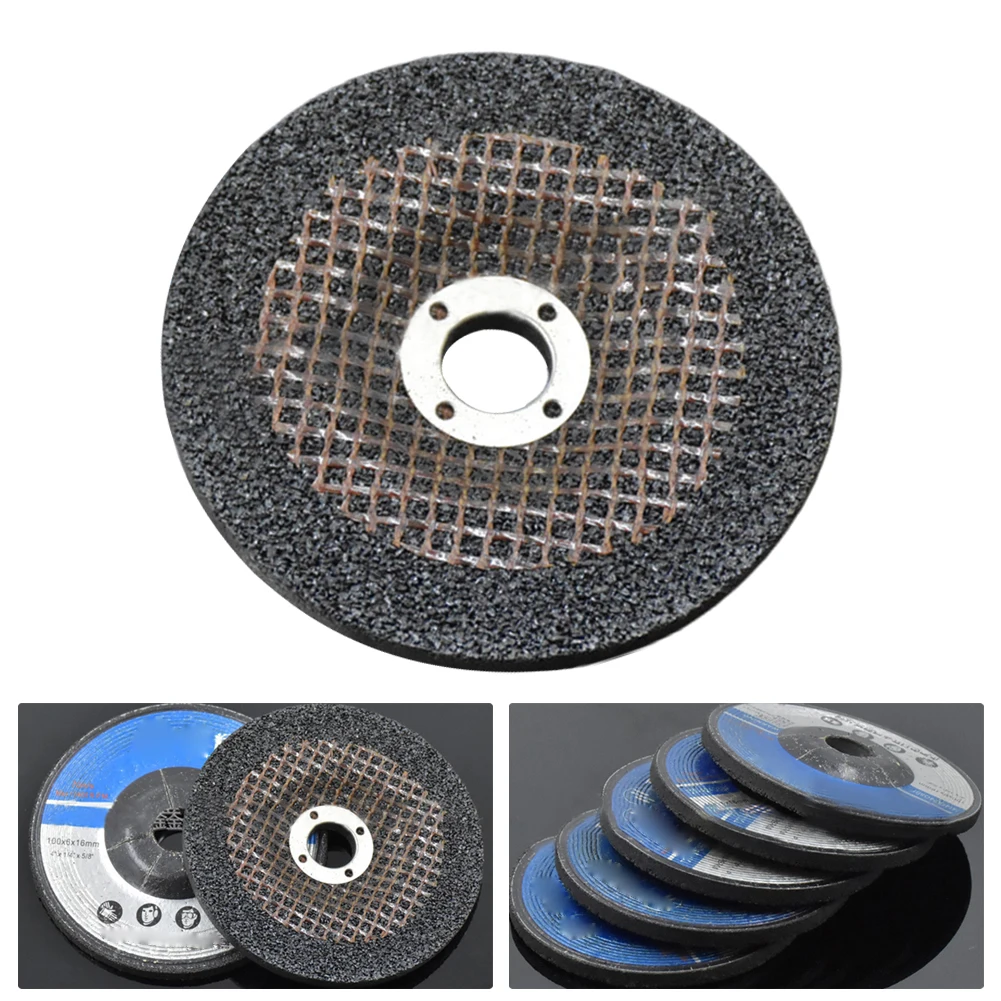 1pc Resin Grinding Wheel 100*6*16mm For Metal Stainless Steel Polishing Tools Electric Angle Grinder Power Tools Accessories