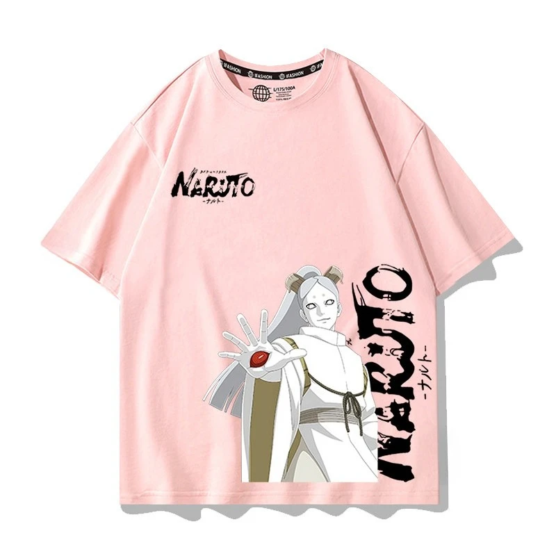 Japanese Anime Naruto Joint 2026 Children's T-shirt Pure Cotton Printed Parent-child Outfit Round Neck Short Sleeved Shirt