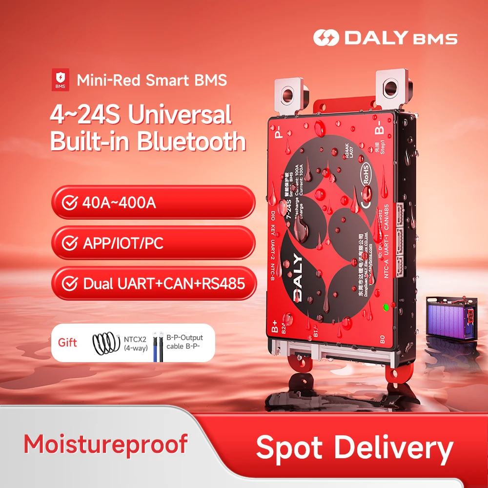 DALY SMART BMS LFP 4S 7S 8S 16 - Smart Bms recensie en prijs