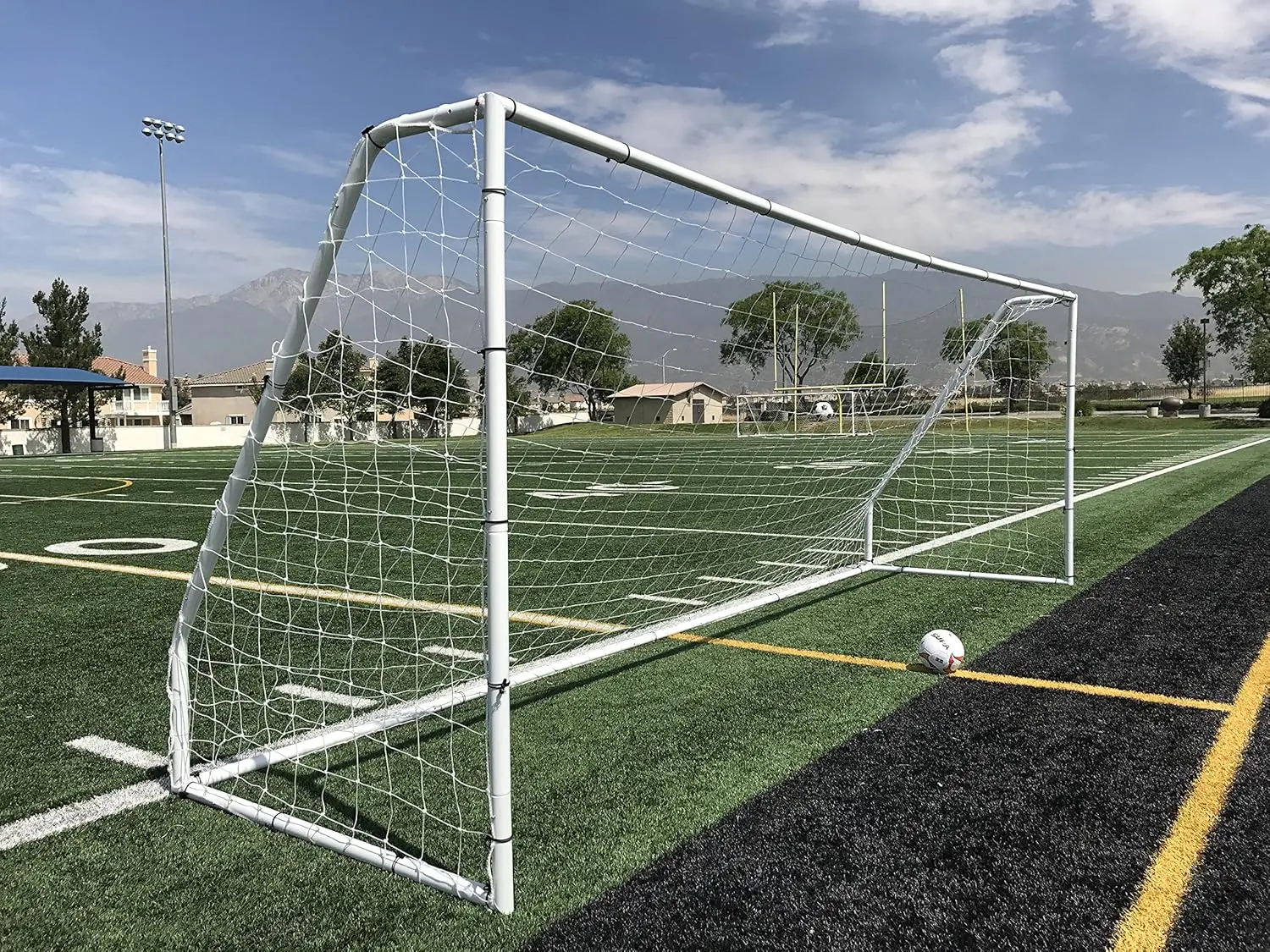 Official Regulation Size Soccer Goal. Strongest Heavy Duty 2