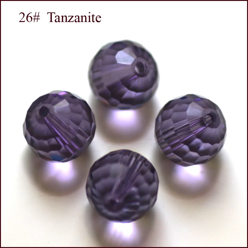 Aaa 96 Facetten Cut Bal Blauwe Kleur 8Mm Facet Crystal Glass Losse Spacer Ronde Kralen 200 Stks/partij Voor Sieraden maken Diy