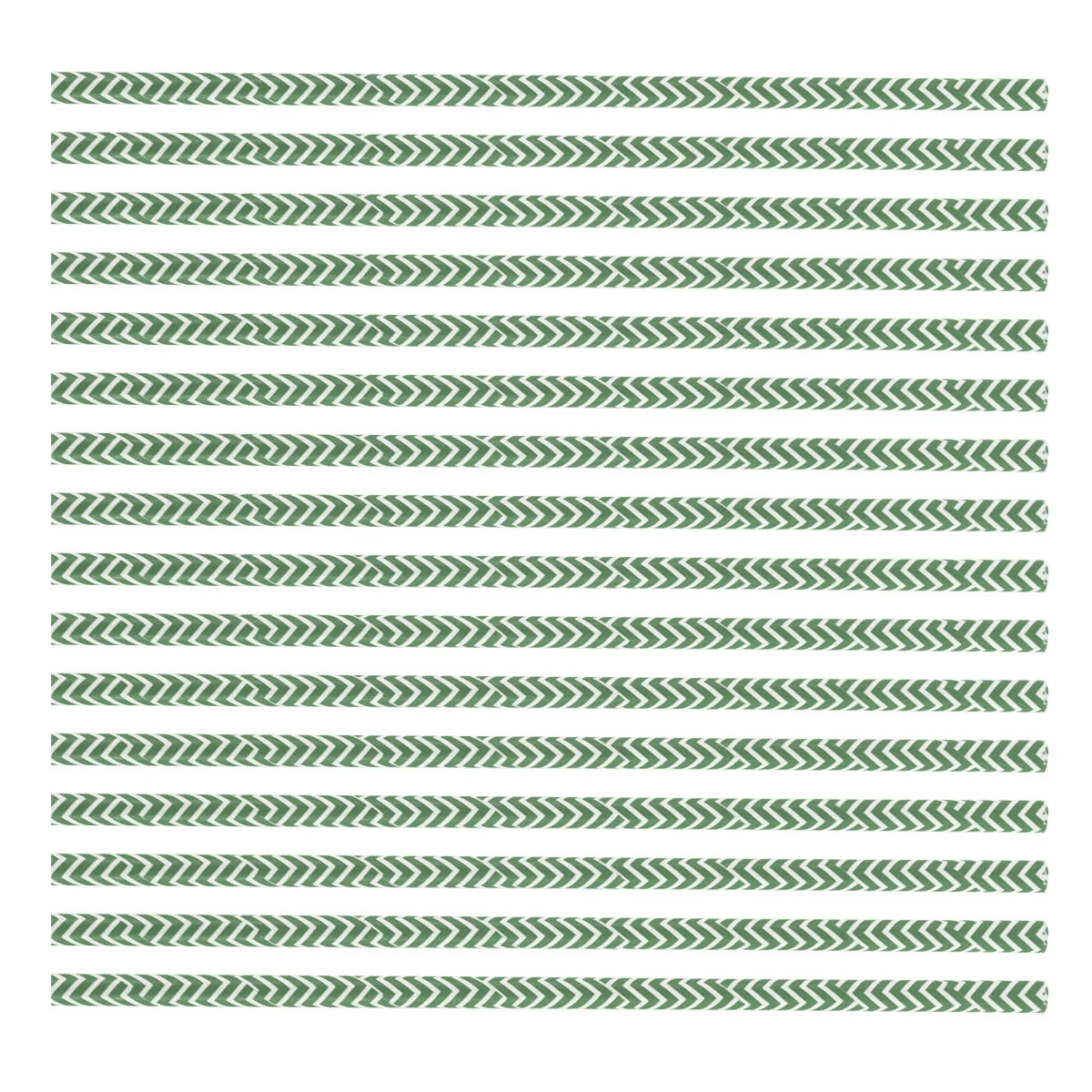 

25 Pcs Disposable Striped Paper Straws Rippled Decorative Drinking Straws for Party Restaurant Hotel (Light Green)