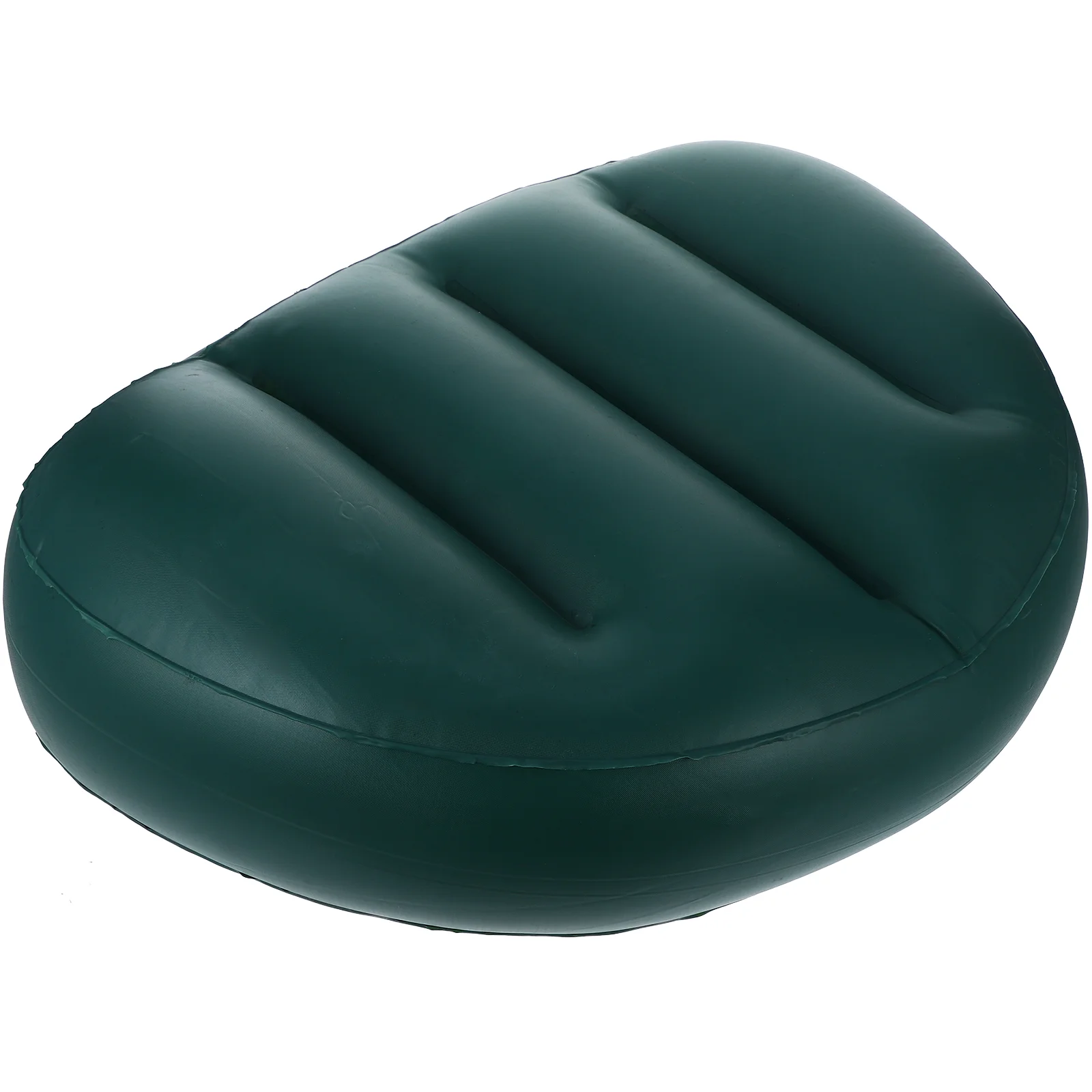 Inflatable Boat Cushion Seat Camping Chair Pad Dark Green Outdoor Seating Cushions