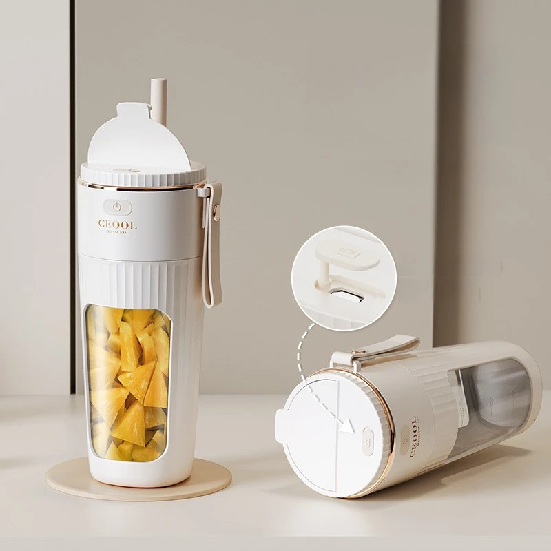 

Professional Home Juicer, Powerful Motor Strong Ice Crushing, Mini Portable Blender Cup, Multi-Functional Fruit Juice Maker