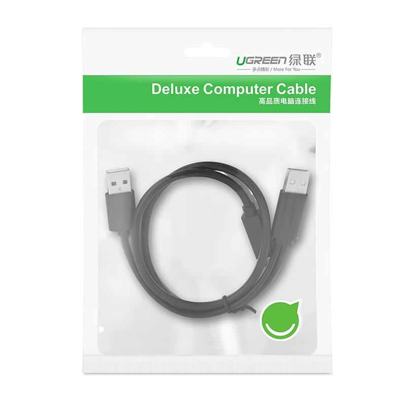 Kabel UGREEN Dual USB 2.0 do MINI USB (port T) do ładowania i transmisji danych