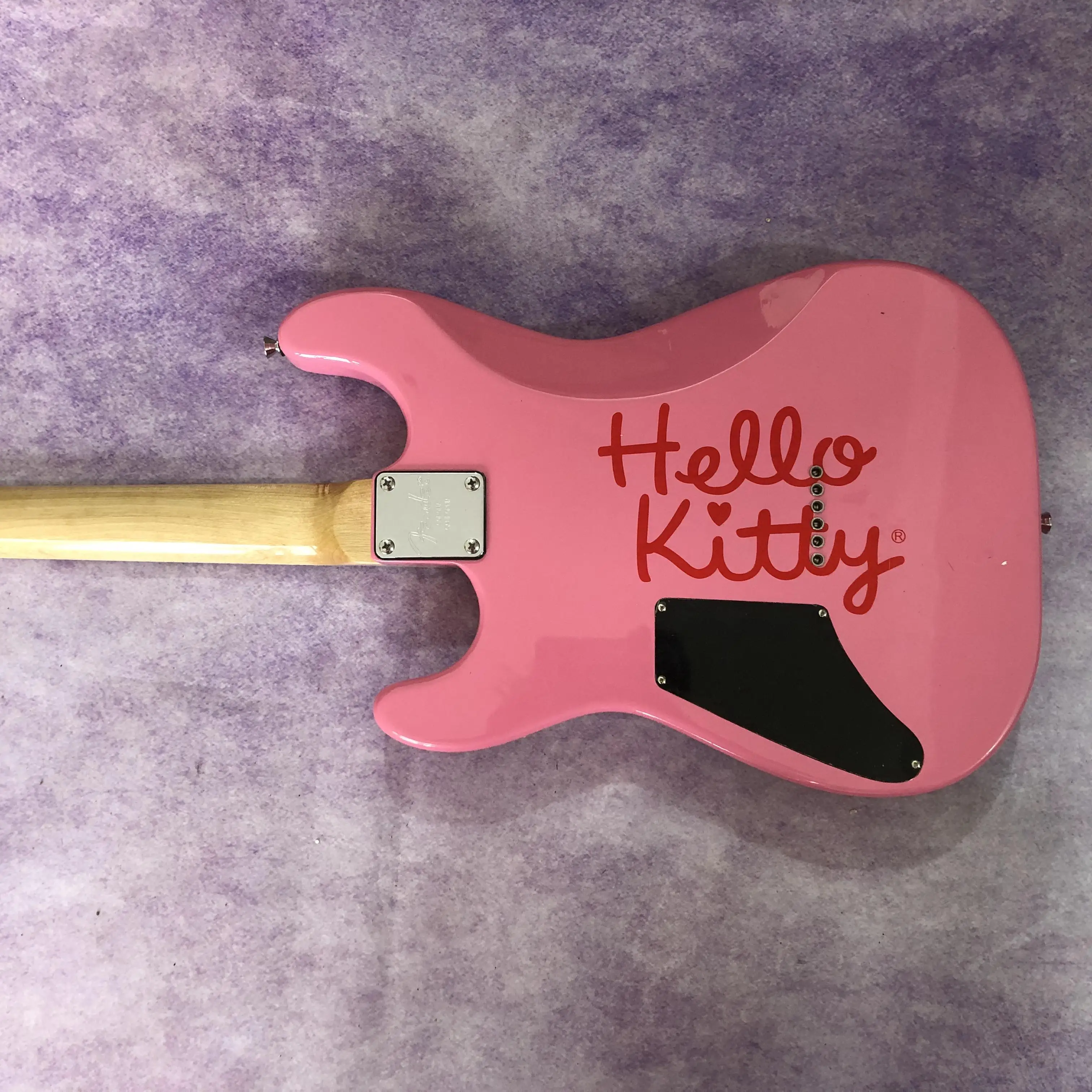 Cute kitten electric guitar, maple fingerboard, single and double pickup trucks, New Year gift, quick delivery