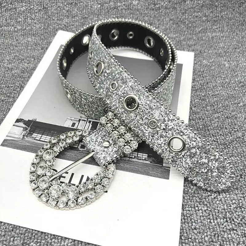 Women for Rhinestone Belt for Dress Crystal Diamond Waist Belt Shinning Formal