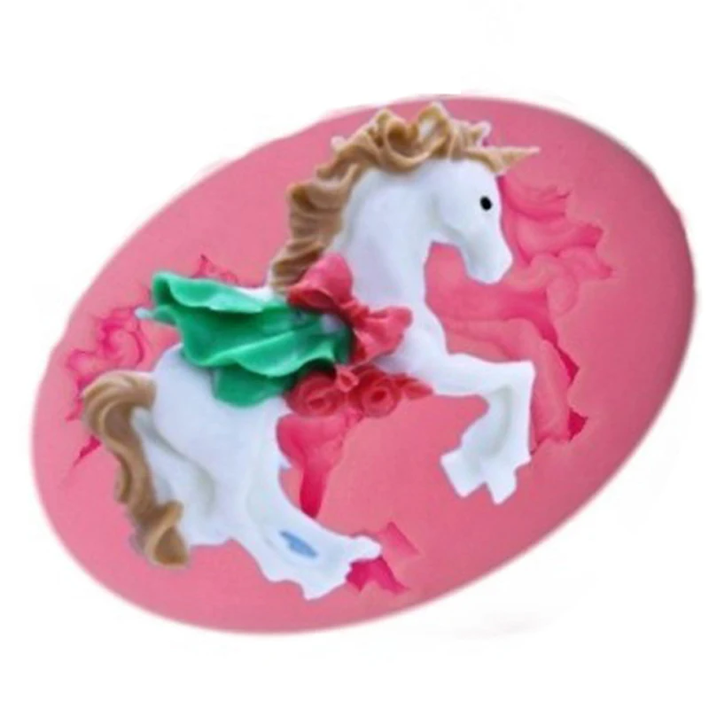 Лошадь-бабочка, форма для льда, сделай сам, инструменты для приготовления мыла, силиконовая помадка, украшение, полимерная глина, смола, конфеты, супер Sculpey