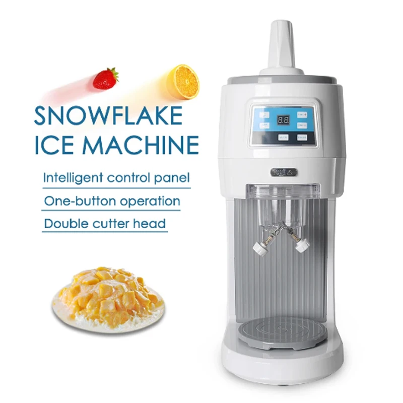 Snowflakes Ice Machine Electric Ice Crusher Machine Industrial Snow Cone Machine Ice Crusher Shaved Machine 110V 220V