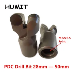 M22 Joints PDC Alloy Drill Bits Digging Artesian Water Well Exploration Drilling Specially Used for Stones, Bricks and Concrete