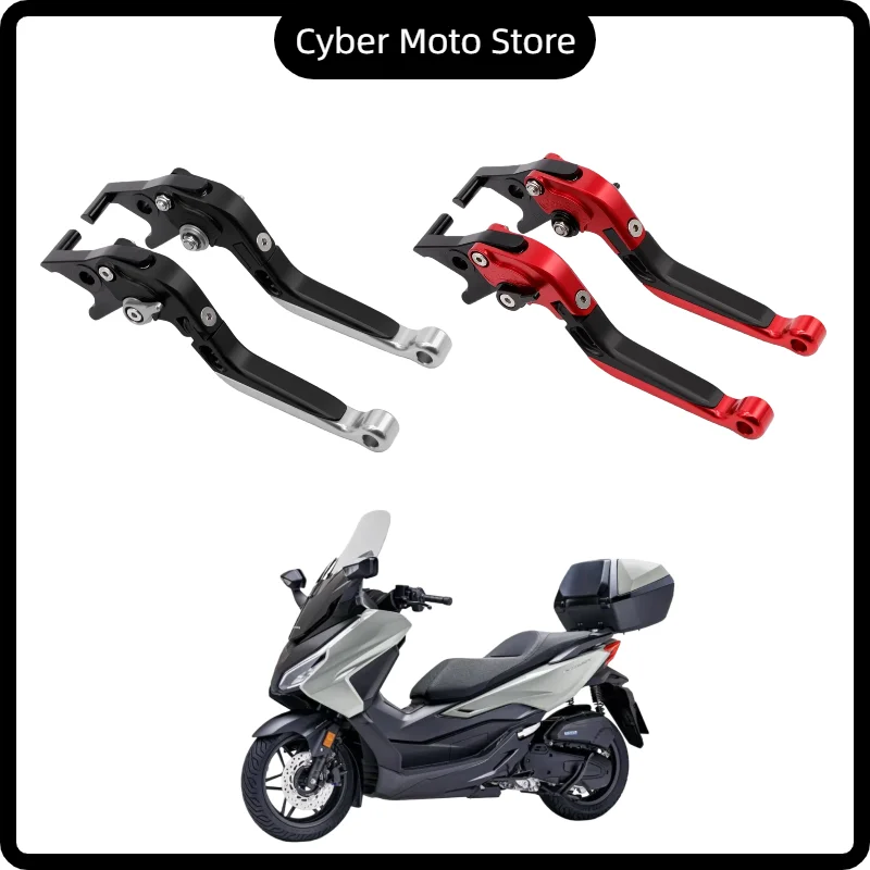 Adecuado para Honda NSS FORZA 350/300/250/125/150/750 juego de palanca de freno de embrague palanca de manija de motor ajustable de 2010 a actualidad