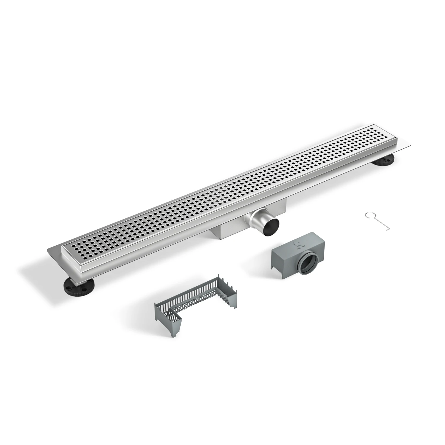 Durable Shower Drain Cover Bathroom Floor Drain Trap Stainless Steel with CE Certified