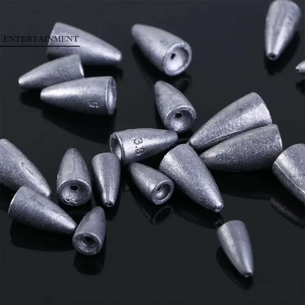 

Bass Fishing Fishing Tools Fishing Tackle Weights Sinker Worm Fishing Sinker Fishing Lead Sinker 2g 3.5g 5g 7g 10g 14g 20g