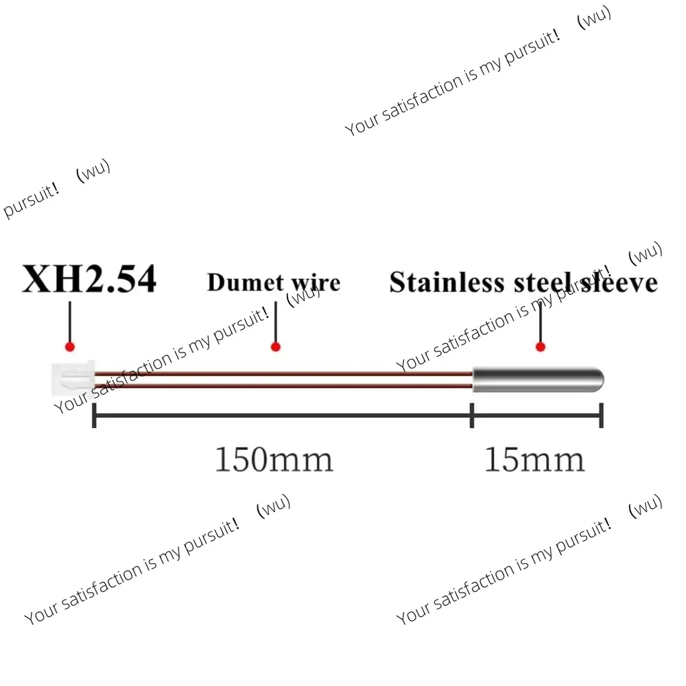 5/10 pieces, upgraded M3x15MM 300C high temperature sensor, thermistor, suitable for VORON V2.4 V0.1 V1.8 3D printer hot end