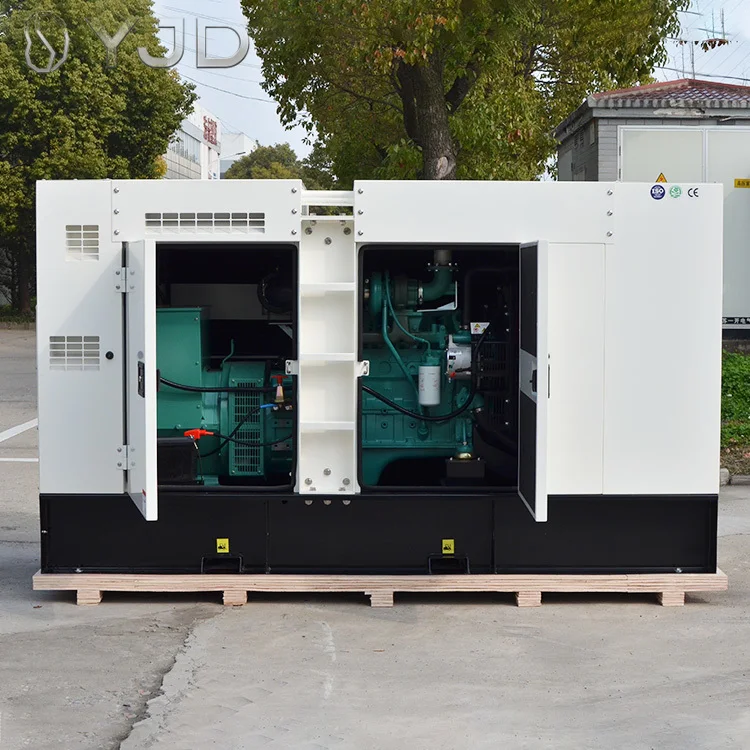 80-110KW 90-120KVA 3 Phase Open Frame Silent Diesel Generators Powered by for