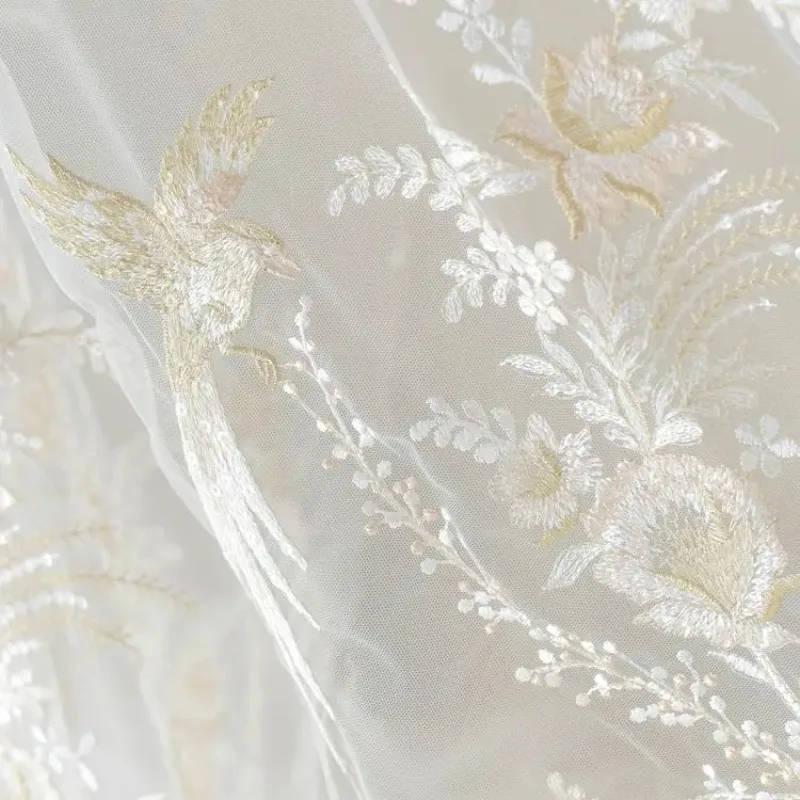 

Красочная вышитая многоцветная кружевная бейка с цветочной отделкой, эластичная вышитая ткань для свадебной одежды, танцевальные костюмы, модный дизайн