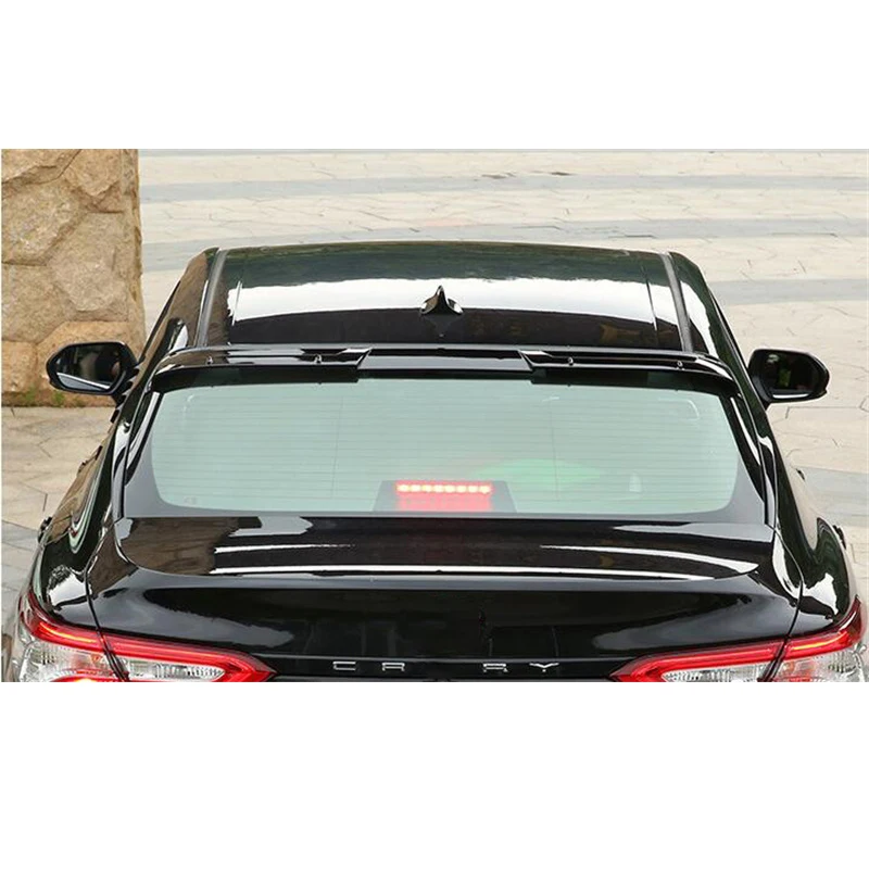 Für Toyota Camry 2018-2023 Jahr Dach Spoiler Flügel ABS Kunststoff Hinten Schwanz Lip Body Kit Zubehör