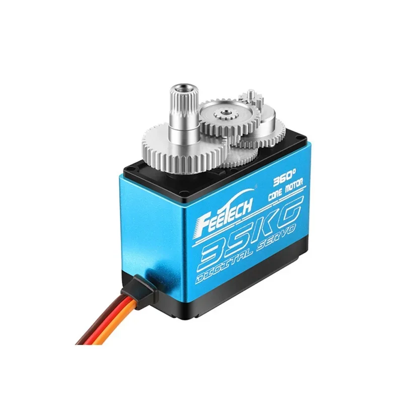 Feetech FT6325M FT6335M Cyfrowe serwo 7,4 V 25 kg. cm 35 kg. cm 360 Grad Magnetische Stahl Getriebe RC Servo Für RC Autos Flugzeug Q