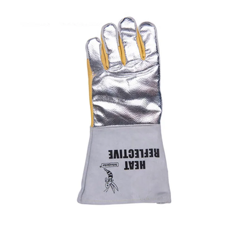 MIG Welding Gloves Series Heat-Resistant Reflective Aluminum Welding Gloves 10-2755