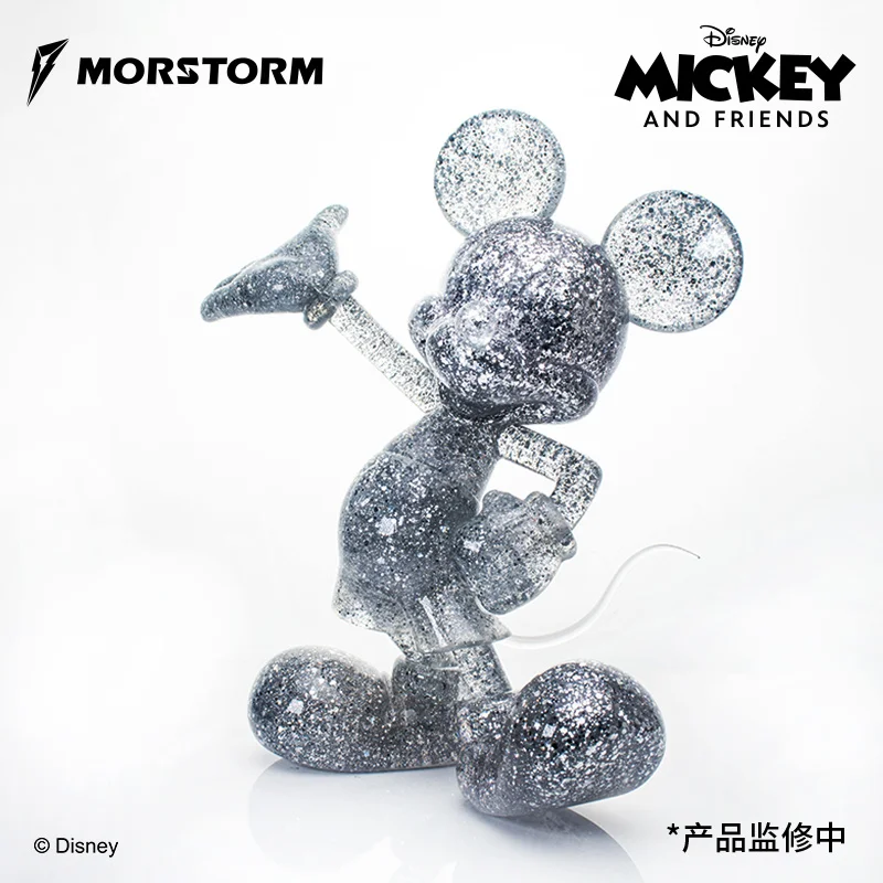 Anime Disney Figuren lobt Mickey und würdigt Mickey transparente Mickey Mouse Puppe Action figur sammeln Ornamente Spielzeug