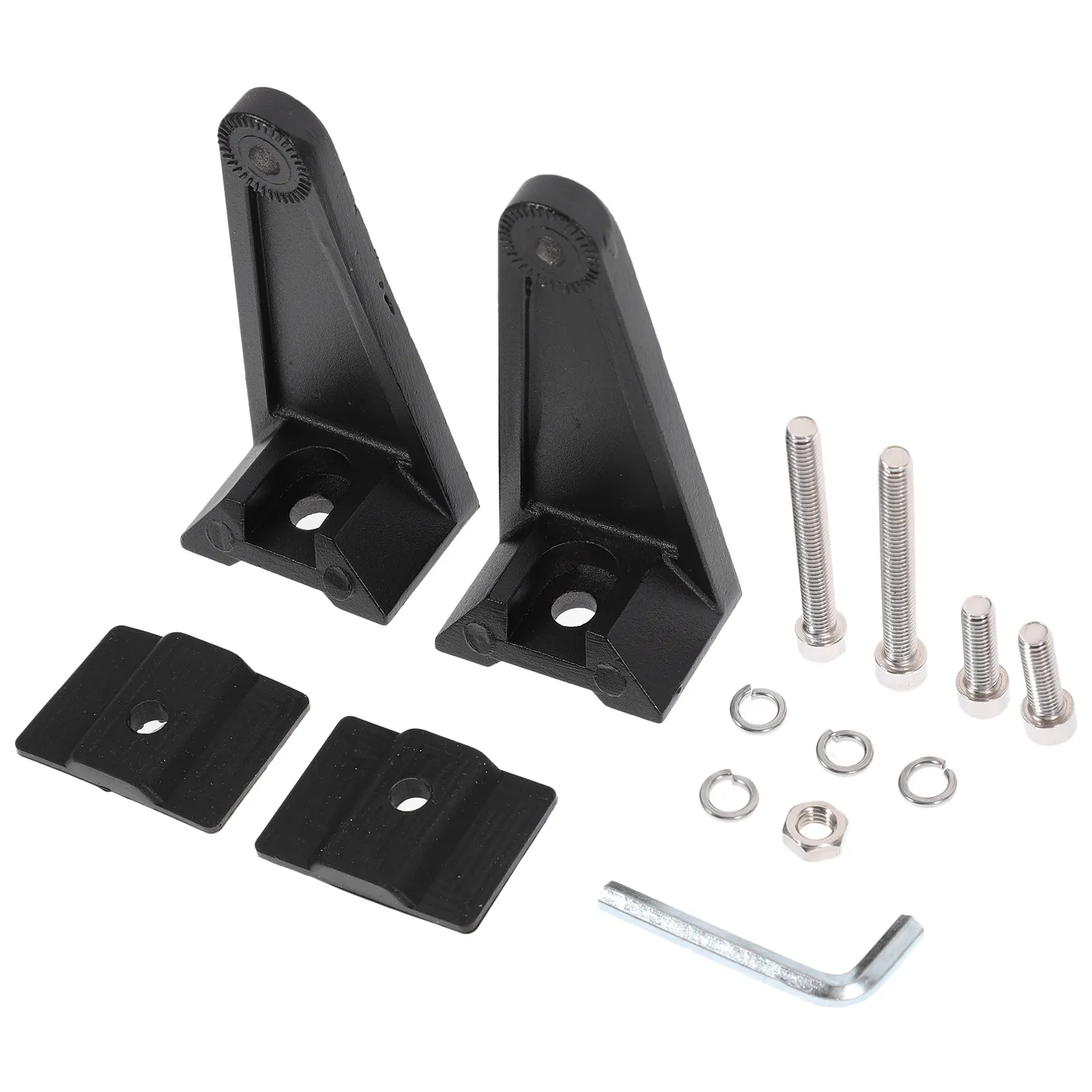 

Universal LED Light Bar Side Mount Bracket Kit Raise Height Dual Mount Anti-Vibration Rubber Pad for Truck Light Bar Bracket