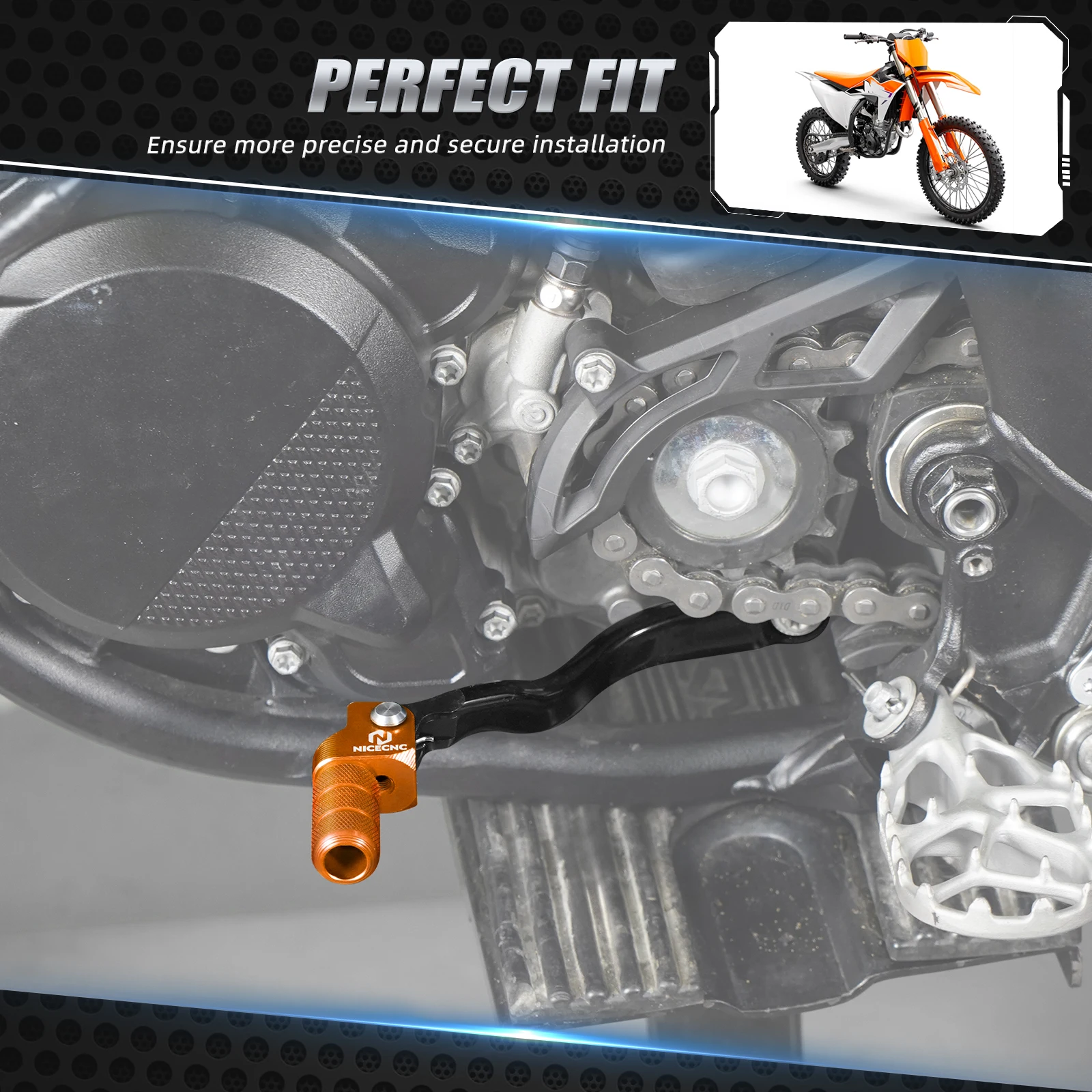 2025 2024 For KTM EXC 300 XCW EXC 150 250 300 2024 125 SX XC SX 125 250 300 2023 Brake Pedal Lever Gear Shift Shifter Lever Kit - view 6
