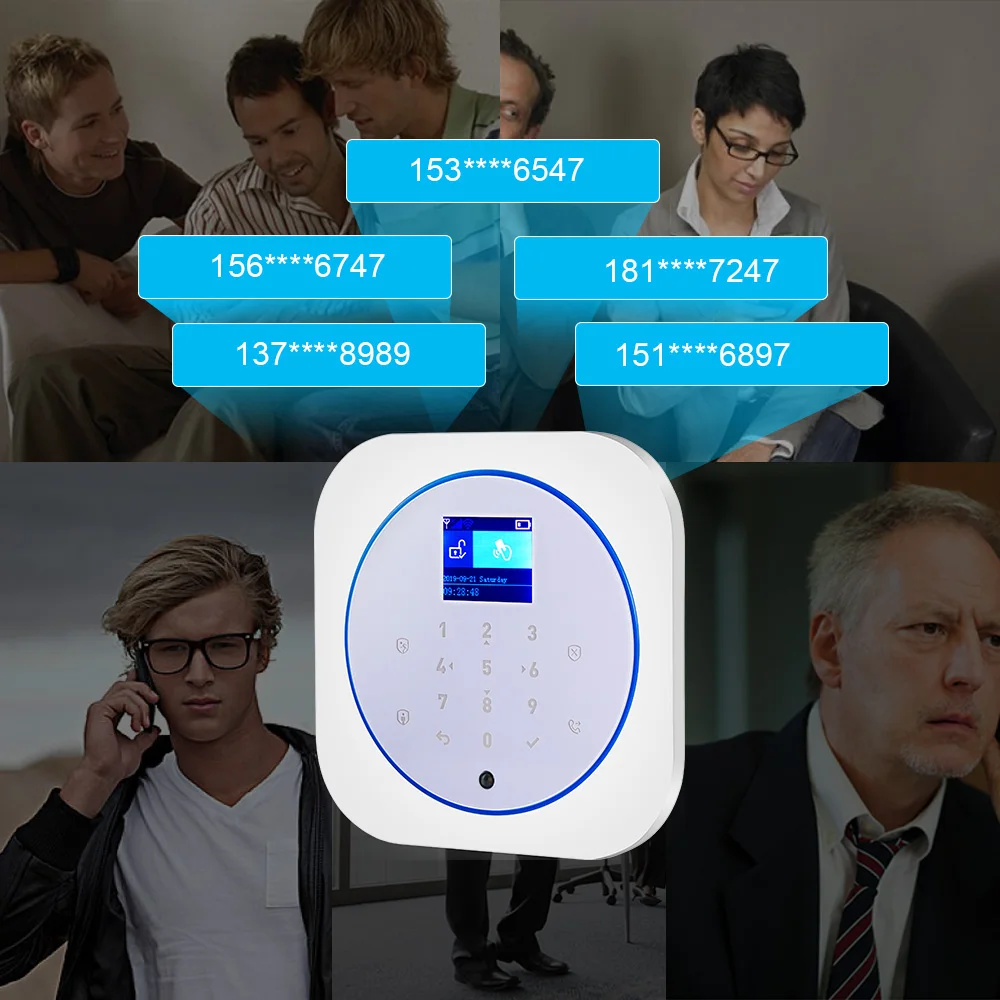 KERUI G12 نظام إنذار أمان المنزل GSM اتصال المحمول اللاسلكية جهاز إنذار ضد السرقة مع محس حركة صفارة الإنذار TUYA التطبيق الذكي