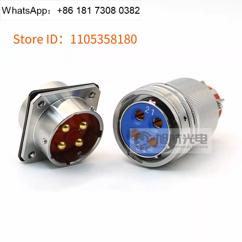 High Current 4-Pin Power Connector Y50DX10-2004TK2 TJ2 Y50DX10-2004ZJ10 ZK10 for Industrial and Power Applications