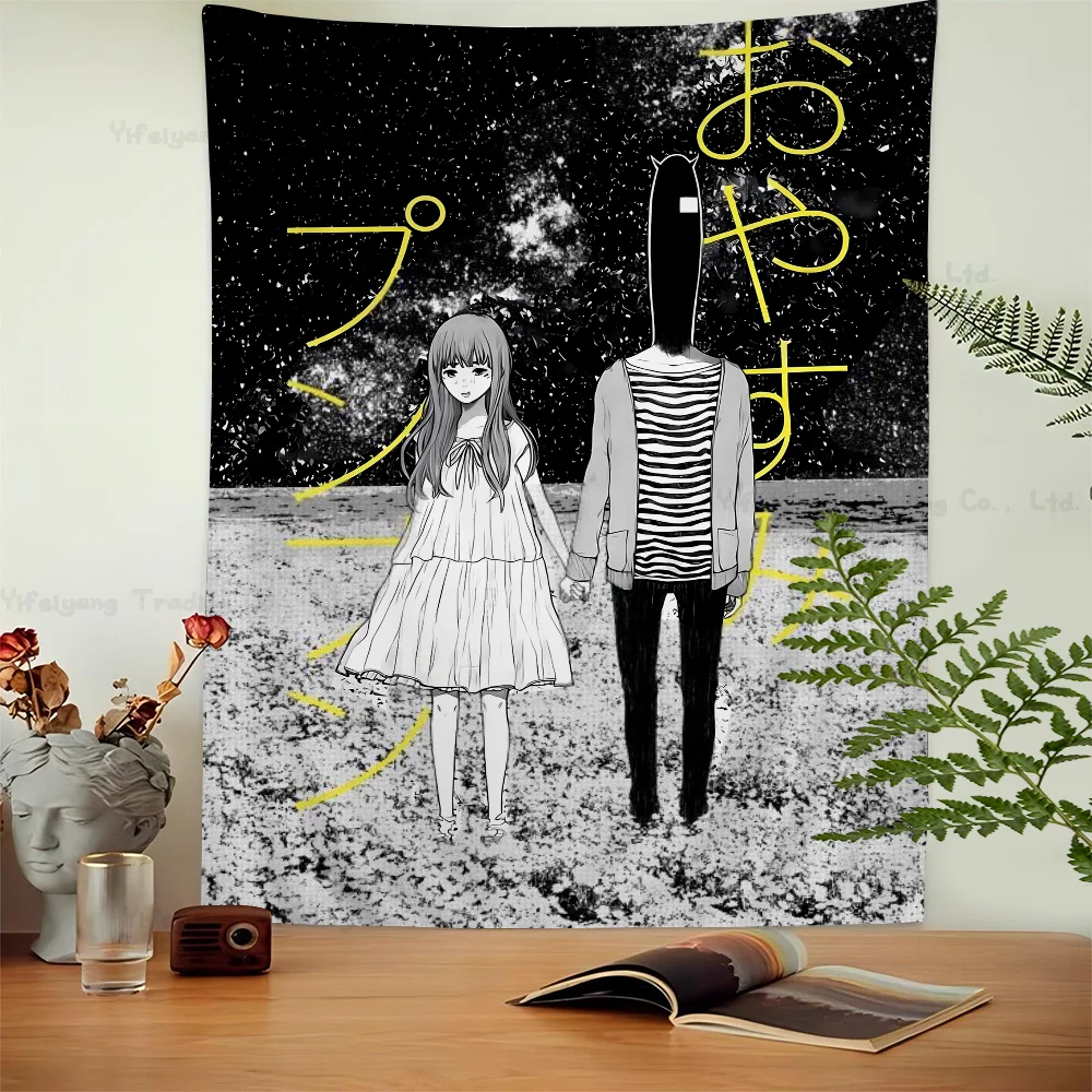 

Goodnight Punpun Hanging Bohemian Tapestry Bohemian Wall Tapestries Mandala Kawaii Room Decor