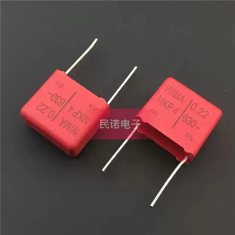 German Weima capacitor WIMA MKP4 630V 0.22UF 630V224 220NF pin spacing 15mm