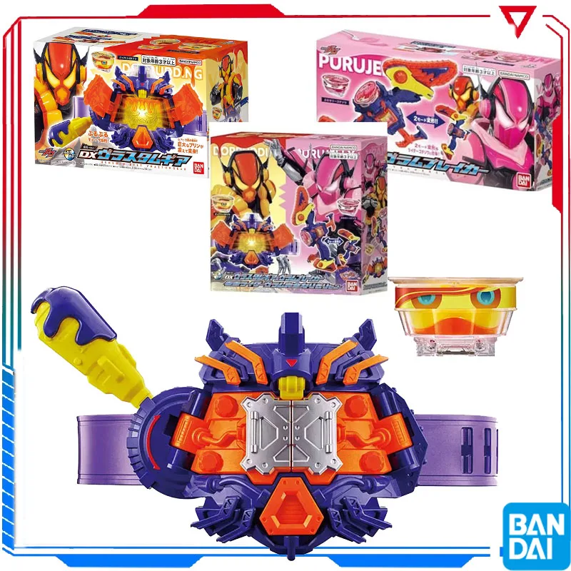 

Bandai Original Kamen Rider GAVV DX Three-ride drive Pudding stuffing Anime Action Figures Toys Children's collection gifts