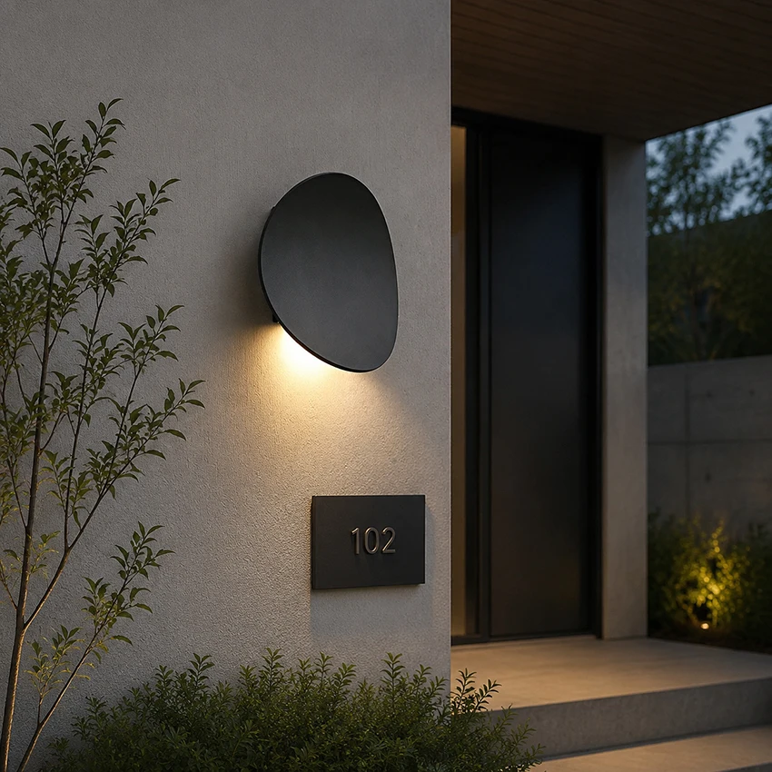 Outdoor Waterproof Wall Lamp for Balcony Villa Corridor Exterior Wall Lights Simple Courtyard Stairs Wall Light