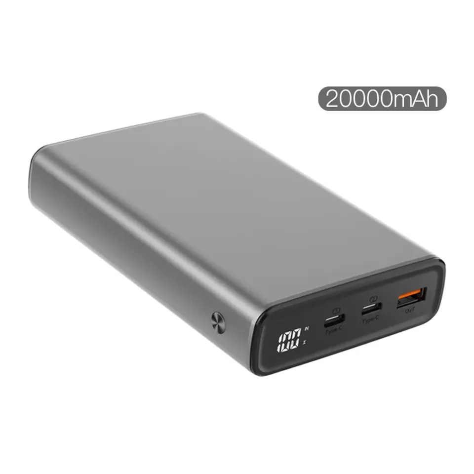 

Small Travel Charger Manufacturer Big Pd 130W 20000Mah Fast Charging Powerbank For Laptop Iphone With Led Display