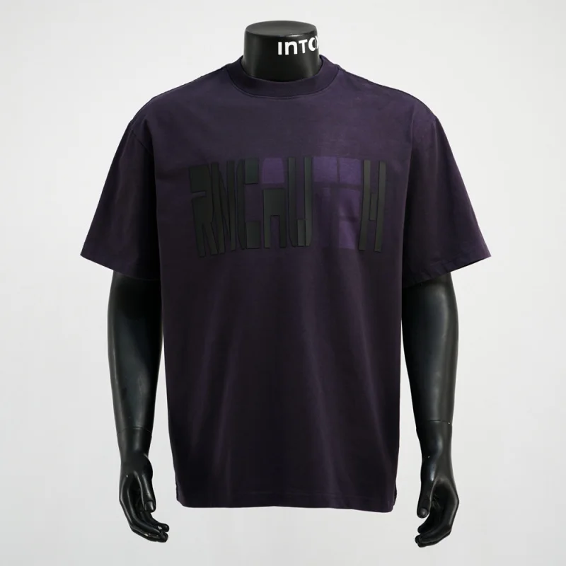 تي شيرت أمريكي بأكمام قصيرة بتصميم متخصص للرجال 2025 بلوزة صيفية مطبوعة عصرية فضفاضة ومتعددة الاستخدامات