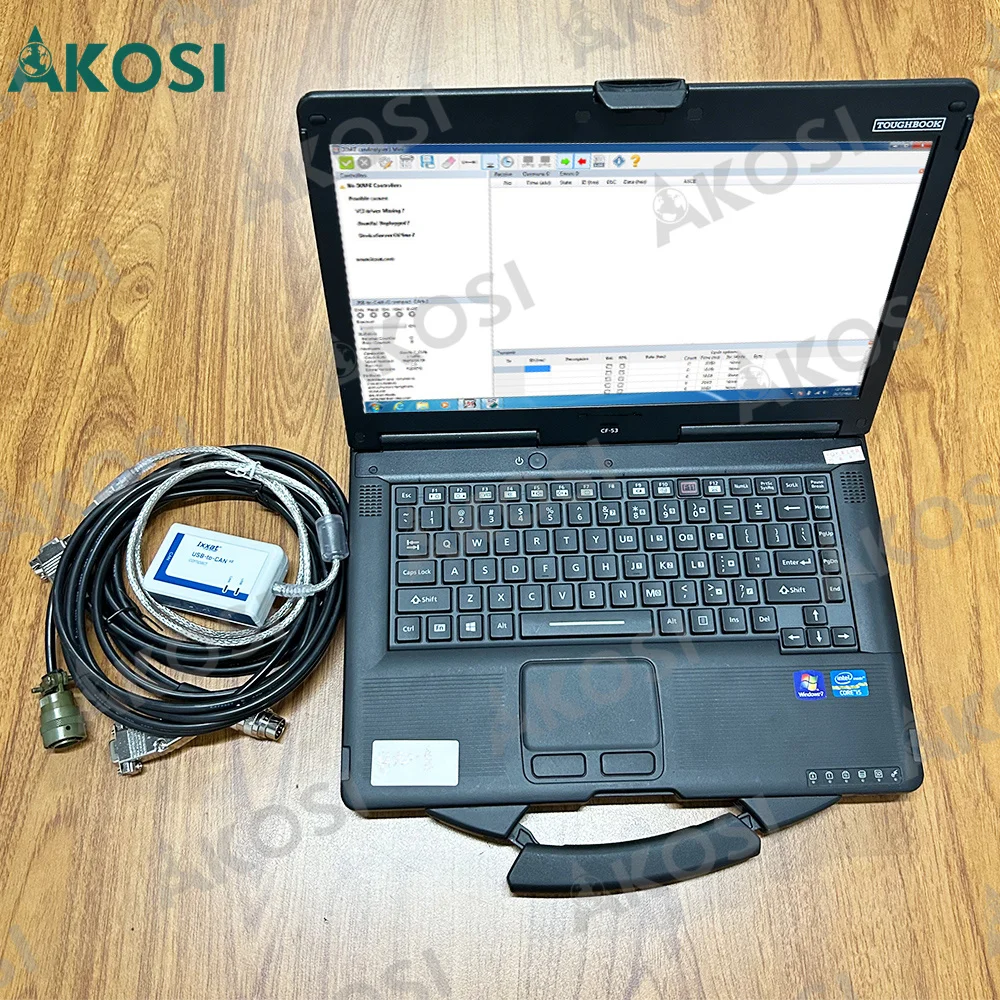 Diagnostic Tool Cable DiaSys Version 2.72 USB-to-CAN V2 compact for MTU IXXAT Construction Machinery Vessel ECU Engine+CF53