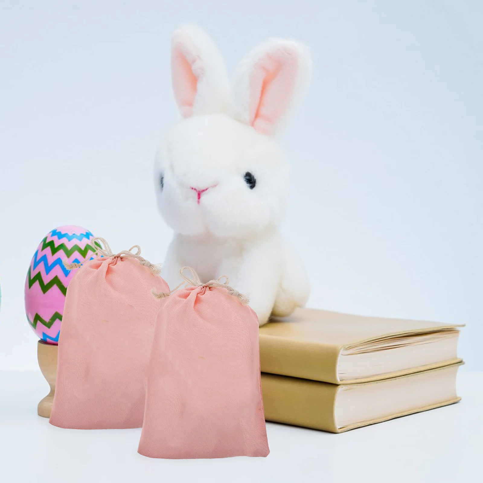 

10pcs Cotton Bag for Hangover Tools Bachelorette Party Drawstring Pouches Pink Baby Shower Favor Bags Storage Solution