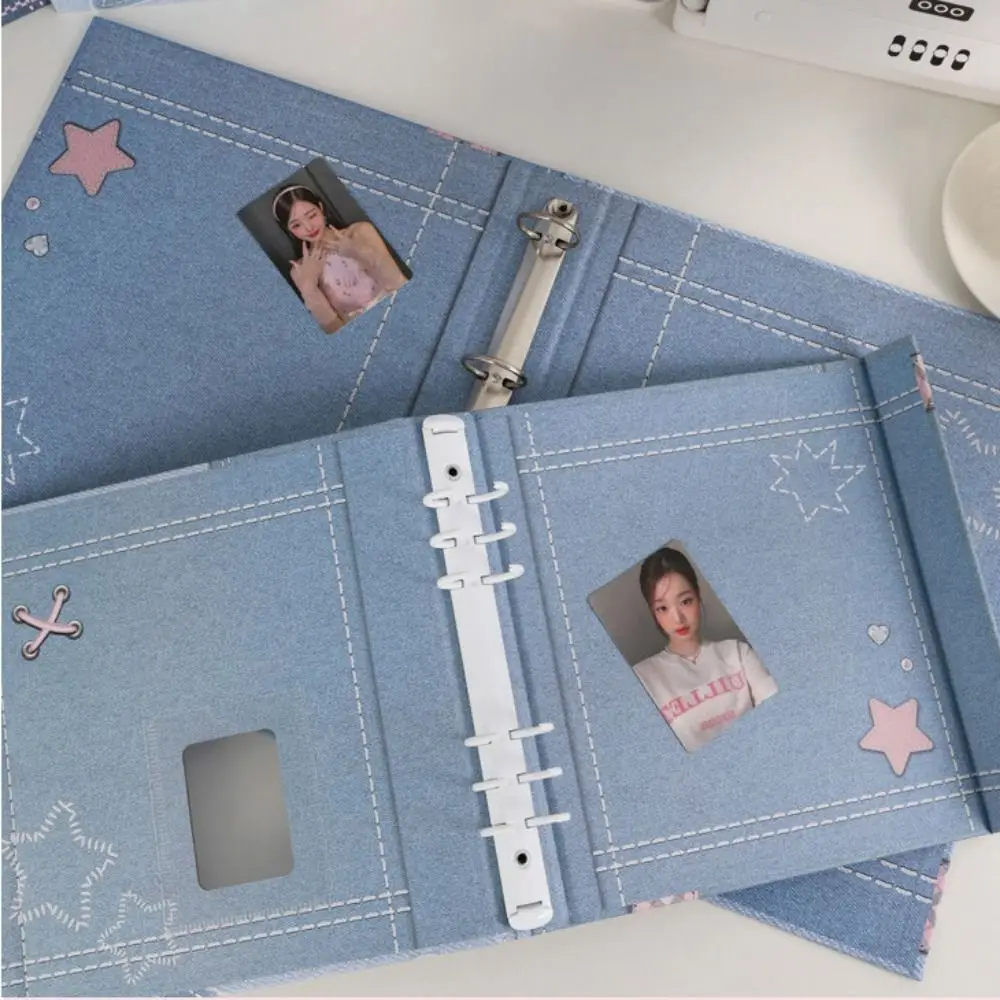Album Shell A5 Photocard Binder Collect Book Star Loose-leaf A5 Idol Photo Card Holder Ins 6-hole Photocard Holder Binder