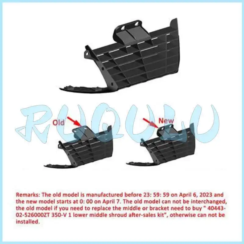 

Zt350-v1 Нижняя направляющая лопасти Средняя секция 1224300 - 052000 Для Zontes
