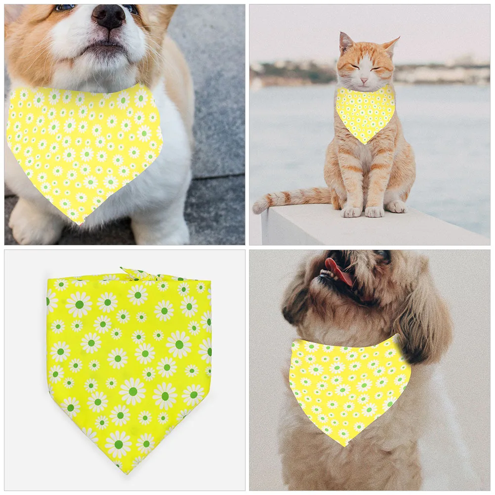 

Birthday Pet Triangular Bandana Decor Dog Party Bandana Practical Gift Family Friends Dog Bandanas Boy Pet Party Costume