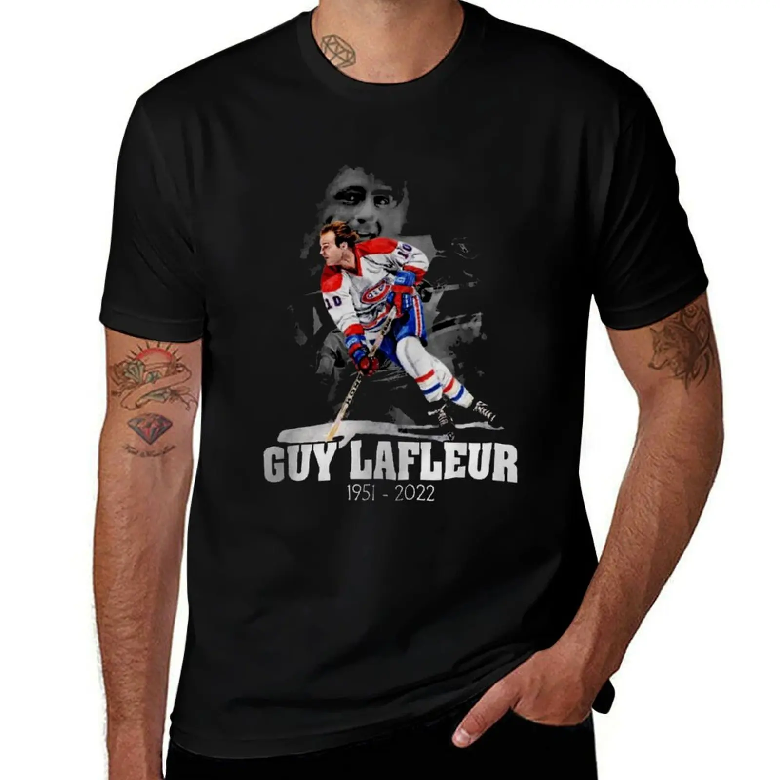 

Guy Lafleur a Guy Lafleur a Guy Lafleur T-Shirt t shirts with prints t shirts for man slim fit T-shirt