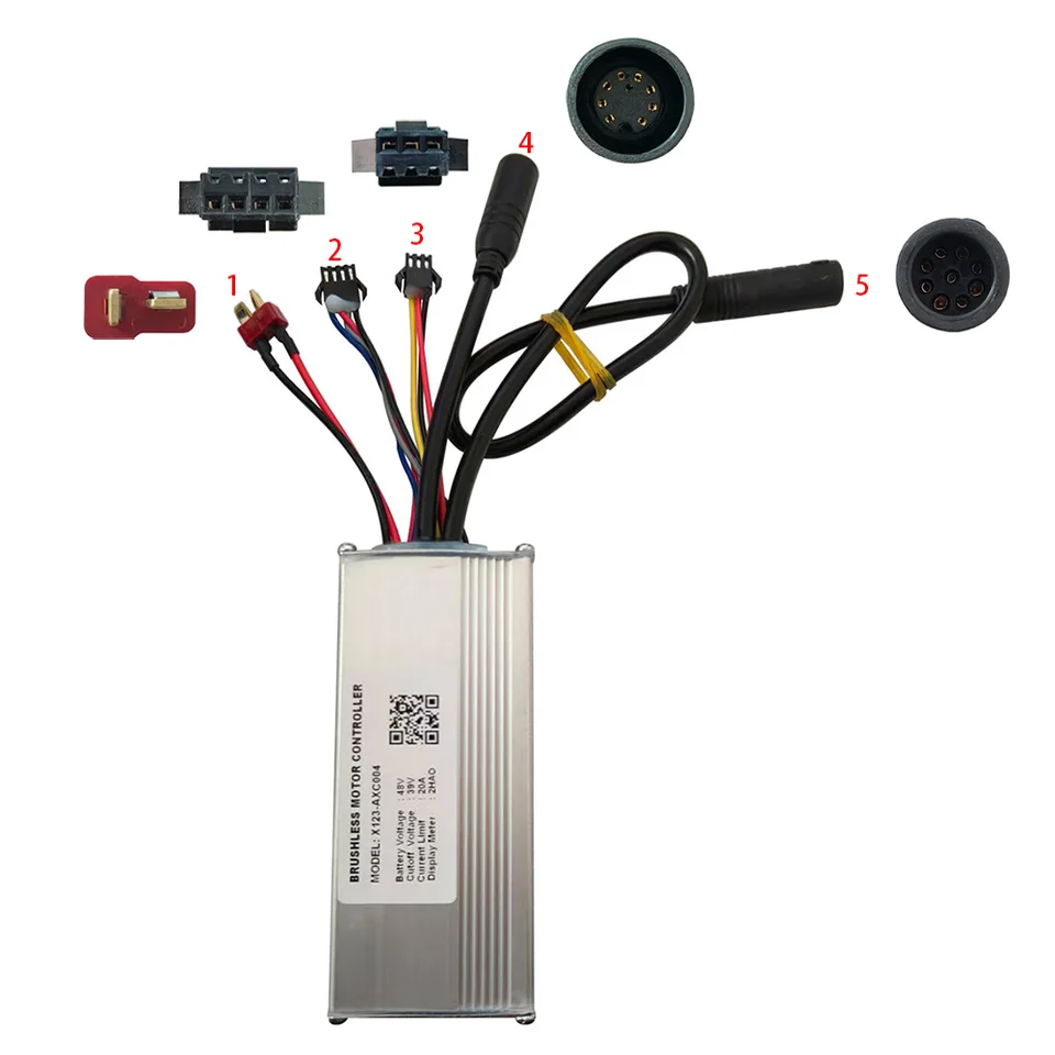 48V 20A Brushless Motor Controller X123-AXC004 for Electric Bike