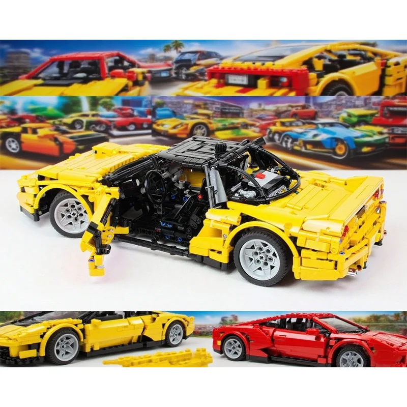 

Building Blocks Boys Toys MOC Car Model 90 NSX Type 1 1692 Parts Creative DIY Bricks for Kids