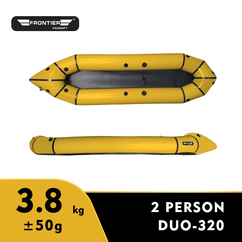 FREE shipping good top quality ultralight TPU packraft 2 person packraft double seats packraft tandem packraft free shipping