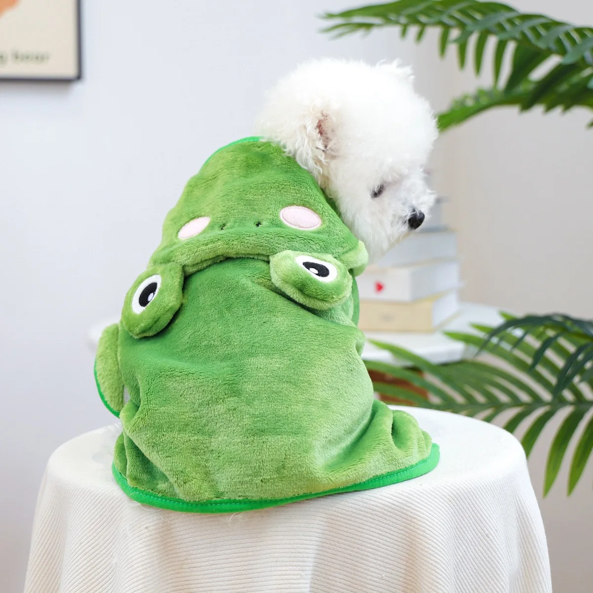 

Кепка-лягушка, цельный плащ для собак, толстовка с капюшоном, домашнее дышащее полотенце, одежда для маленьких щенков, чихуахуа, йорков, осенние товары для домашних животных и кошек