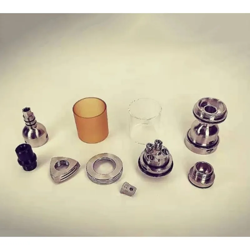 YFTK-Skyline R RTA Single Coil MTL RTA Atomizador, 510 Thread E-Cigarette, Air Pins Vape Tank, 1.2mm, 2.0mm, 22mm, 3.2ml, 316SS