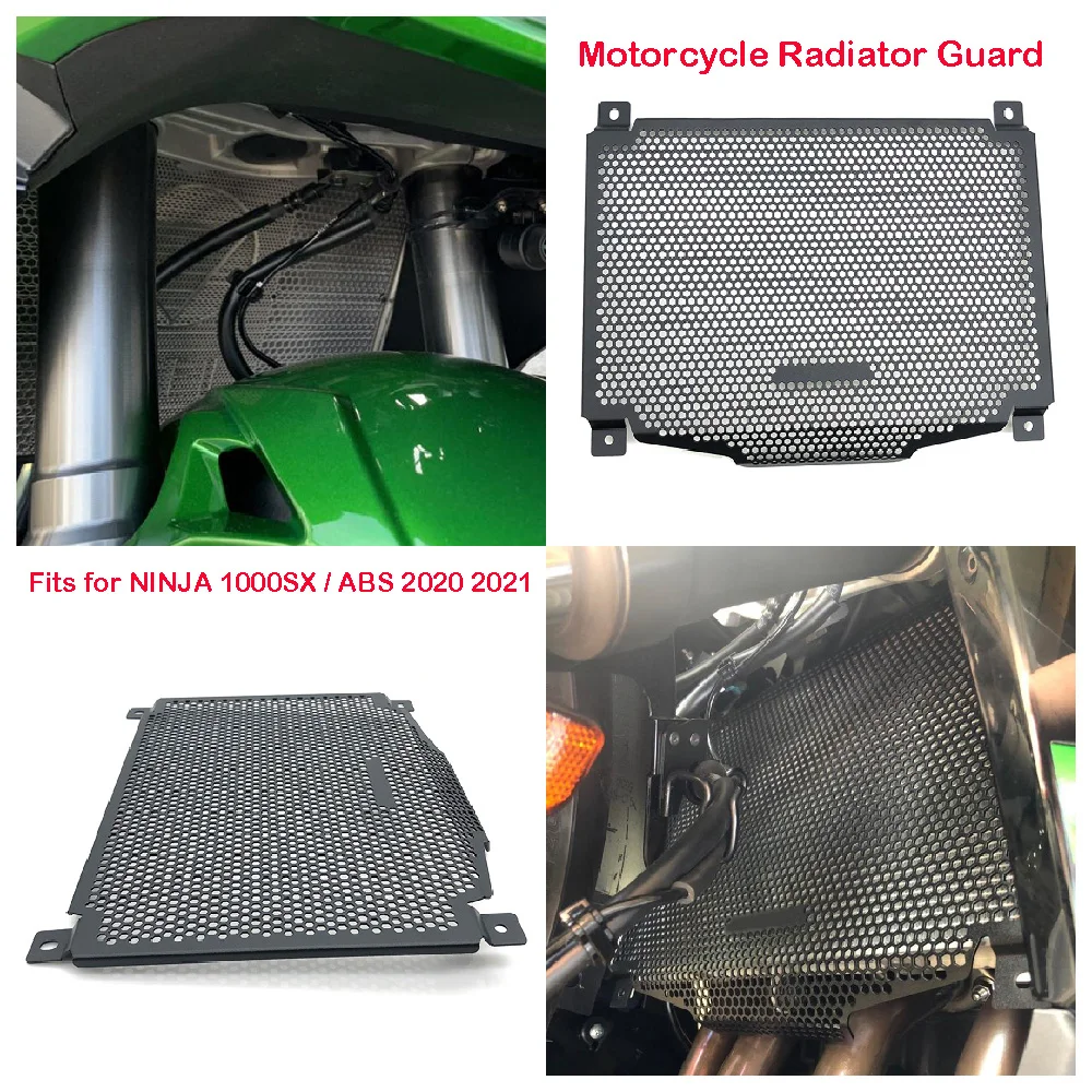 

Fits for Kawasaki Ninja 1000 SX Z1000SX ABS NINJA1000SX 2020 2021 Motorcycle Radiator Grille Guard Front Cooler Protector Cover