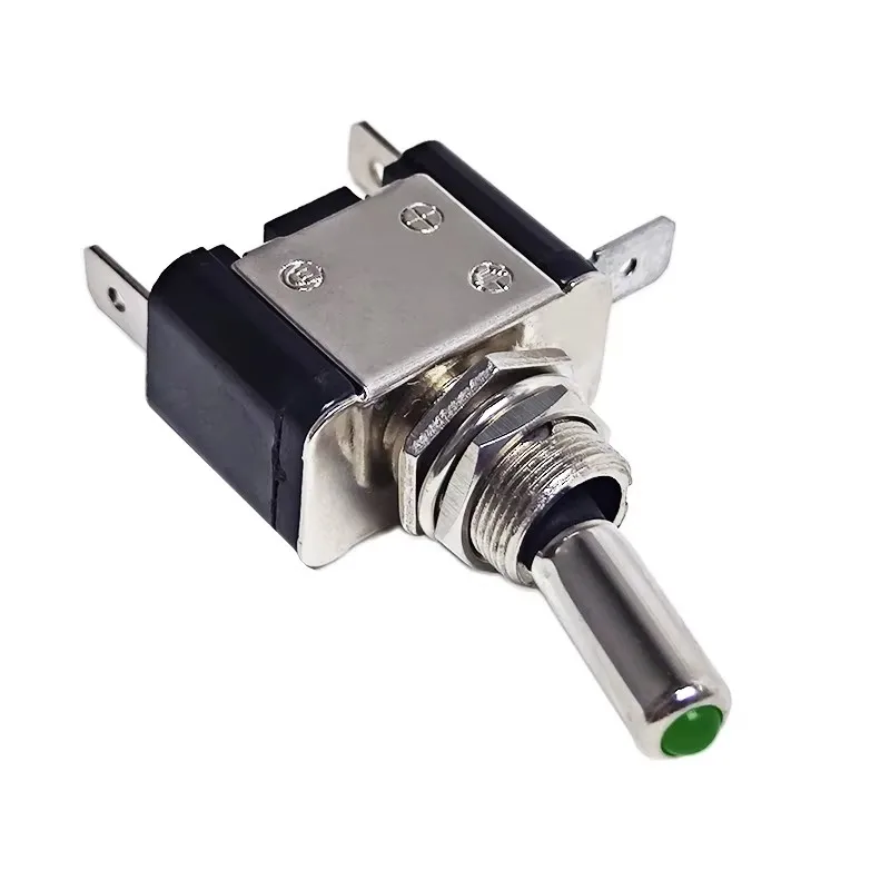 1PCS 12V 20A Auto Car Boat Truck Illuminated Led Toggle Switch Red Blue Green Yellow White